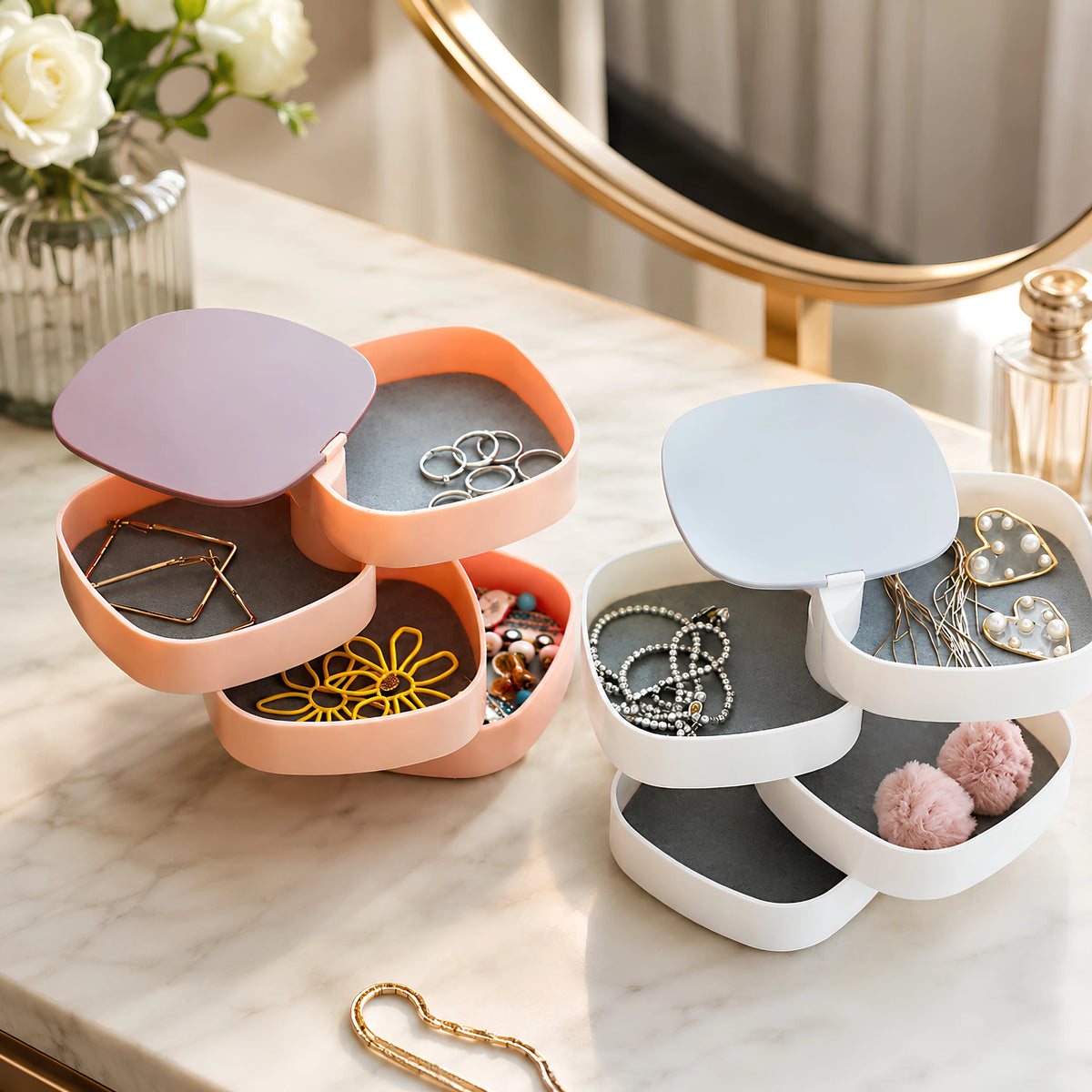 360° Rotating Jewellery Organizer