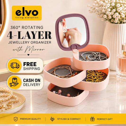 360° Rotating Jewellery Organizer
