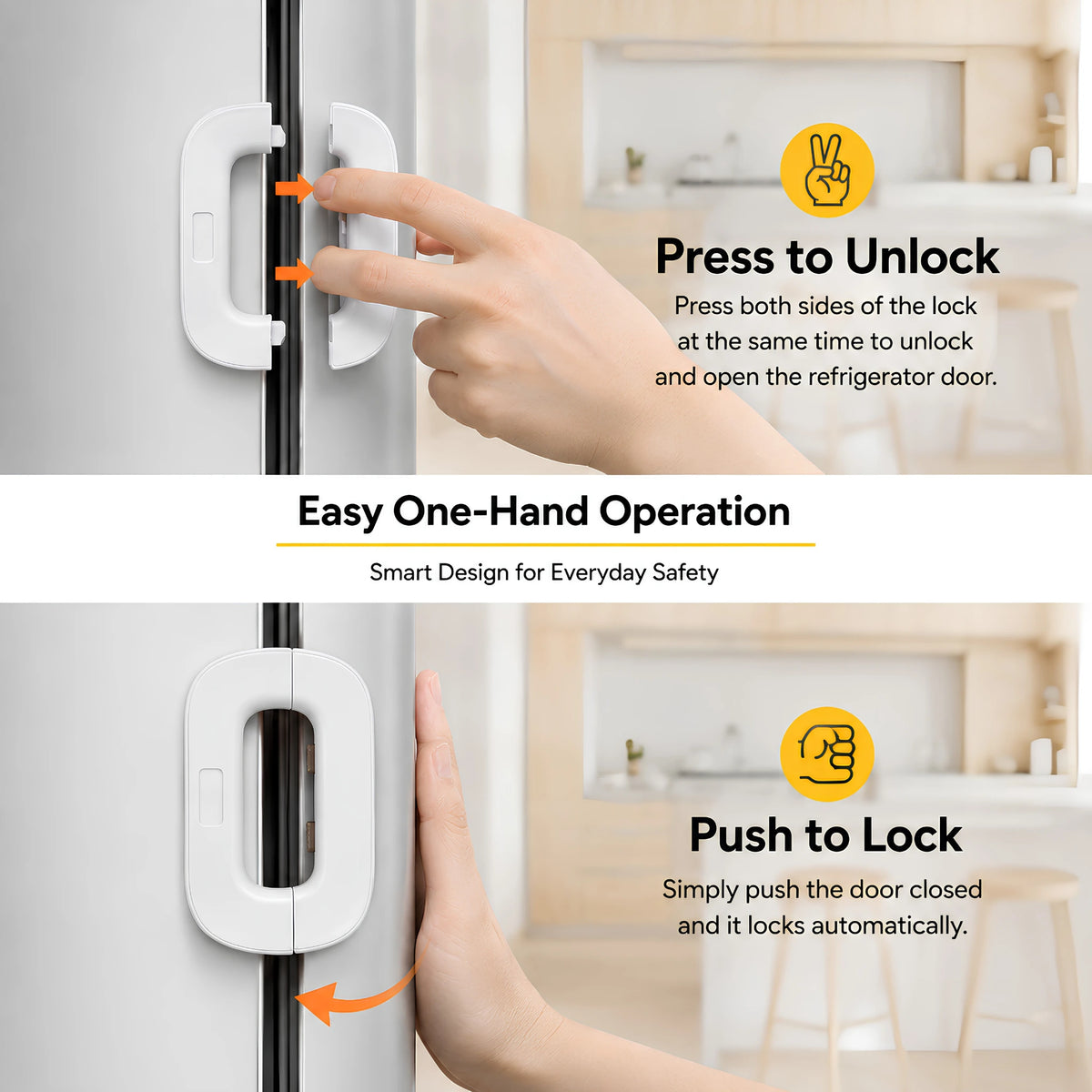 Child Safety Refrigerator Lock — Buy 1 Get 1 Free