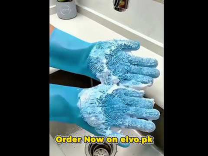 Premium Silicone Cleaning Gloves