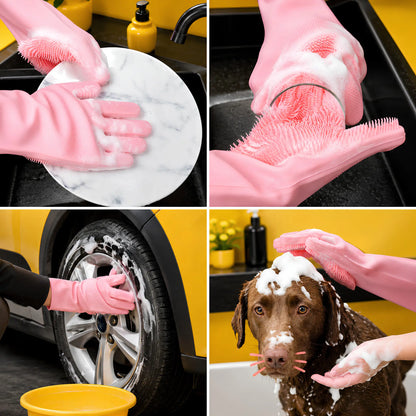 Premium Silicone Cleaning Gloves